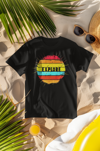 "Explore Adventure T-Shirt - Outdoor Travel, Wanderlust Graphic Tee"