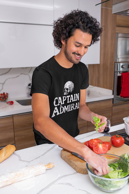 "Captain and Admiral Skull" Maritime T-Shirt