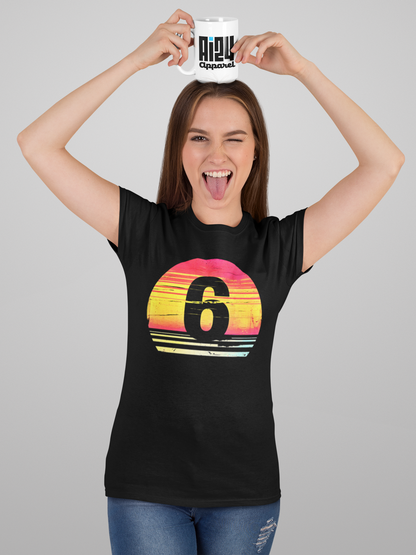 "Lucky Number 6 T-Shirt – Premium Cotton Tee with Bold Graphic, Stylish & Comfortable Casual Wear"