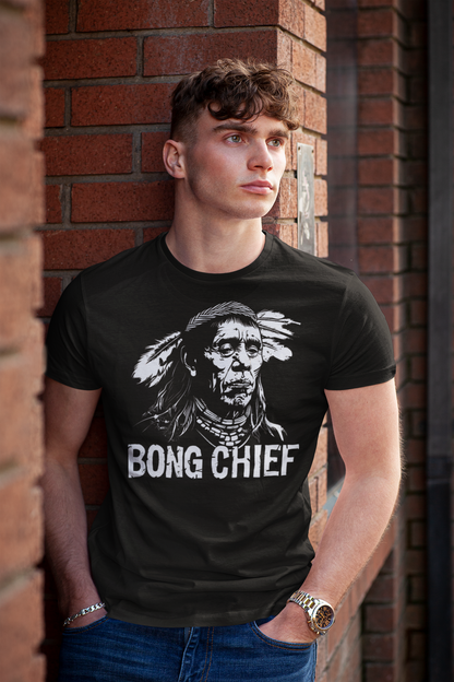 "Old Bong Chief" Adult T-Shirt Design