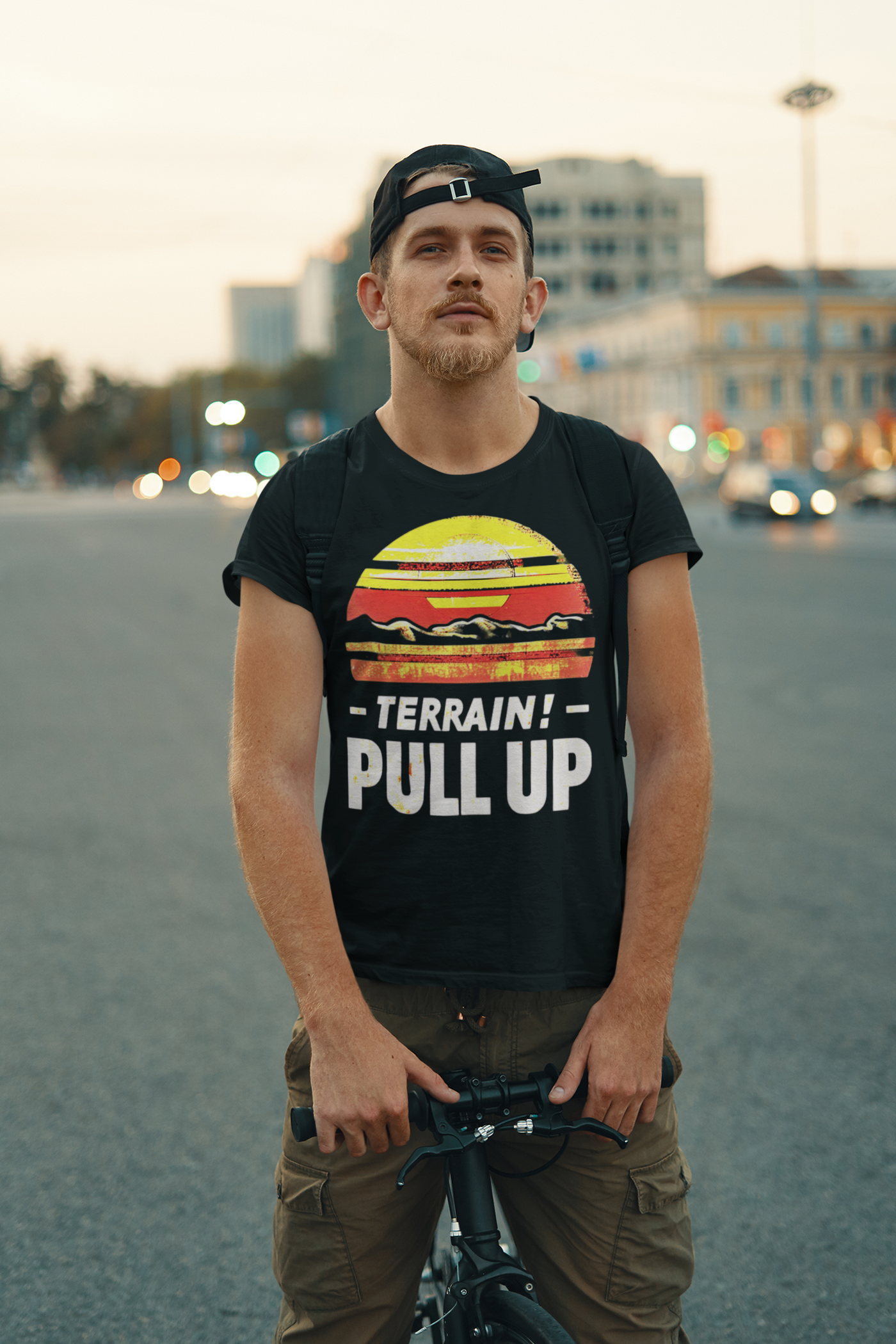 "Terrain! Pull Up Emergency Aviation Callout" Graphic T-shirt