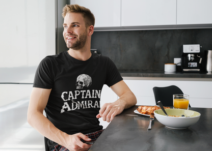 "Captain and Admiral Skull" Maritime T-Shirt