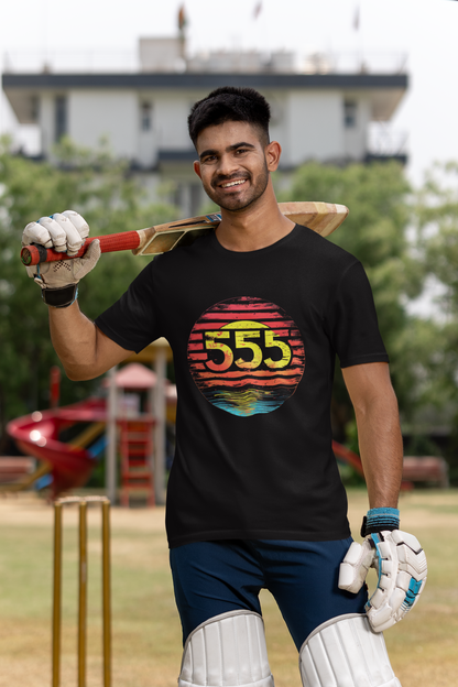 Lucky "555" Number T-shirt design