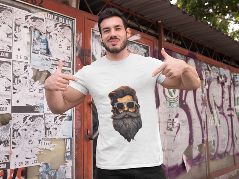 Man power collection: Bearded man