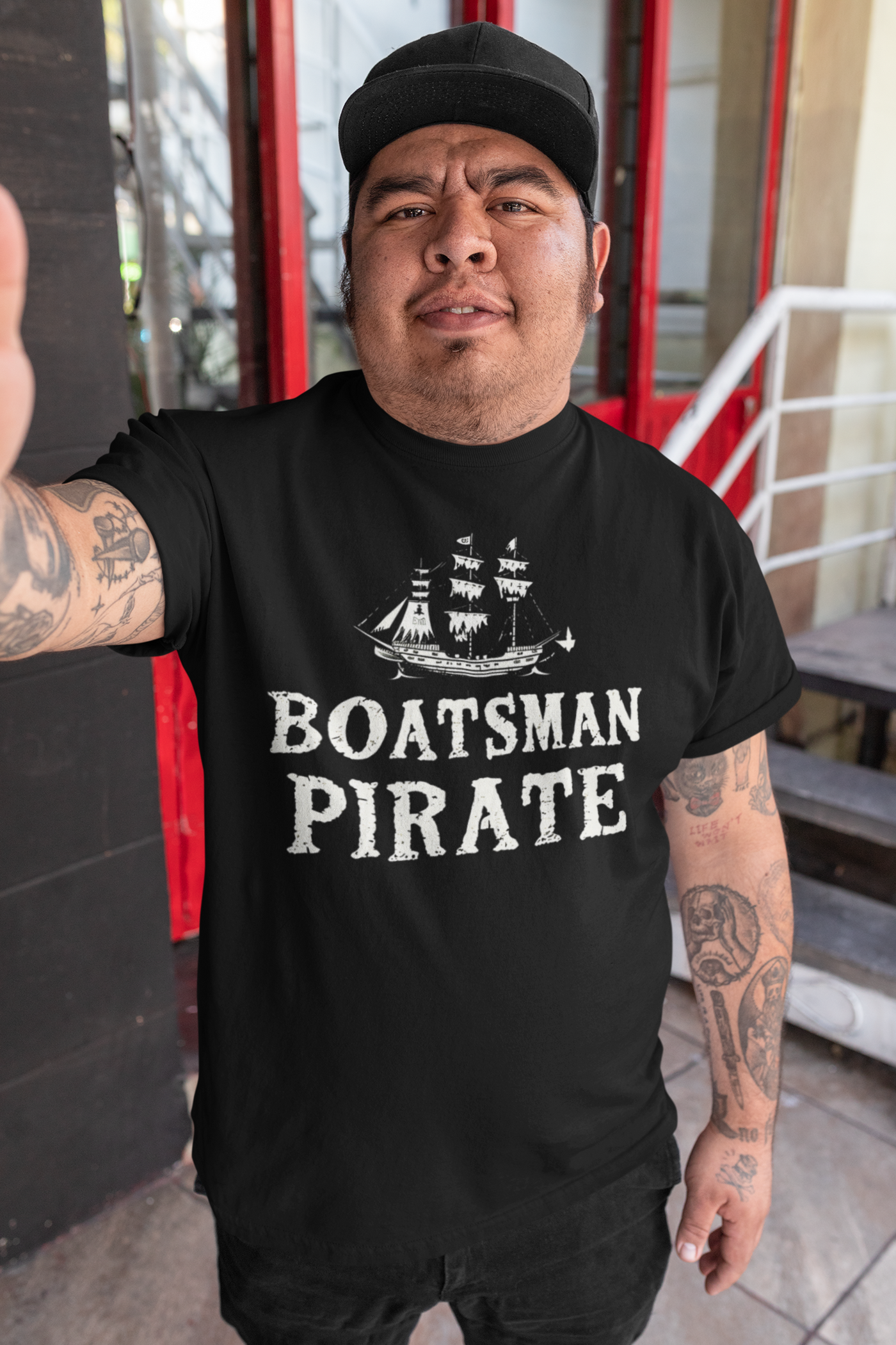 "Sails Ship Boatsman Pirate" Maritime T-Shirt