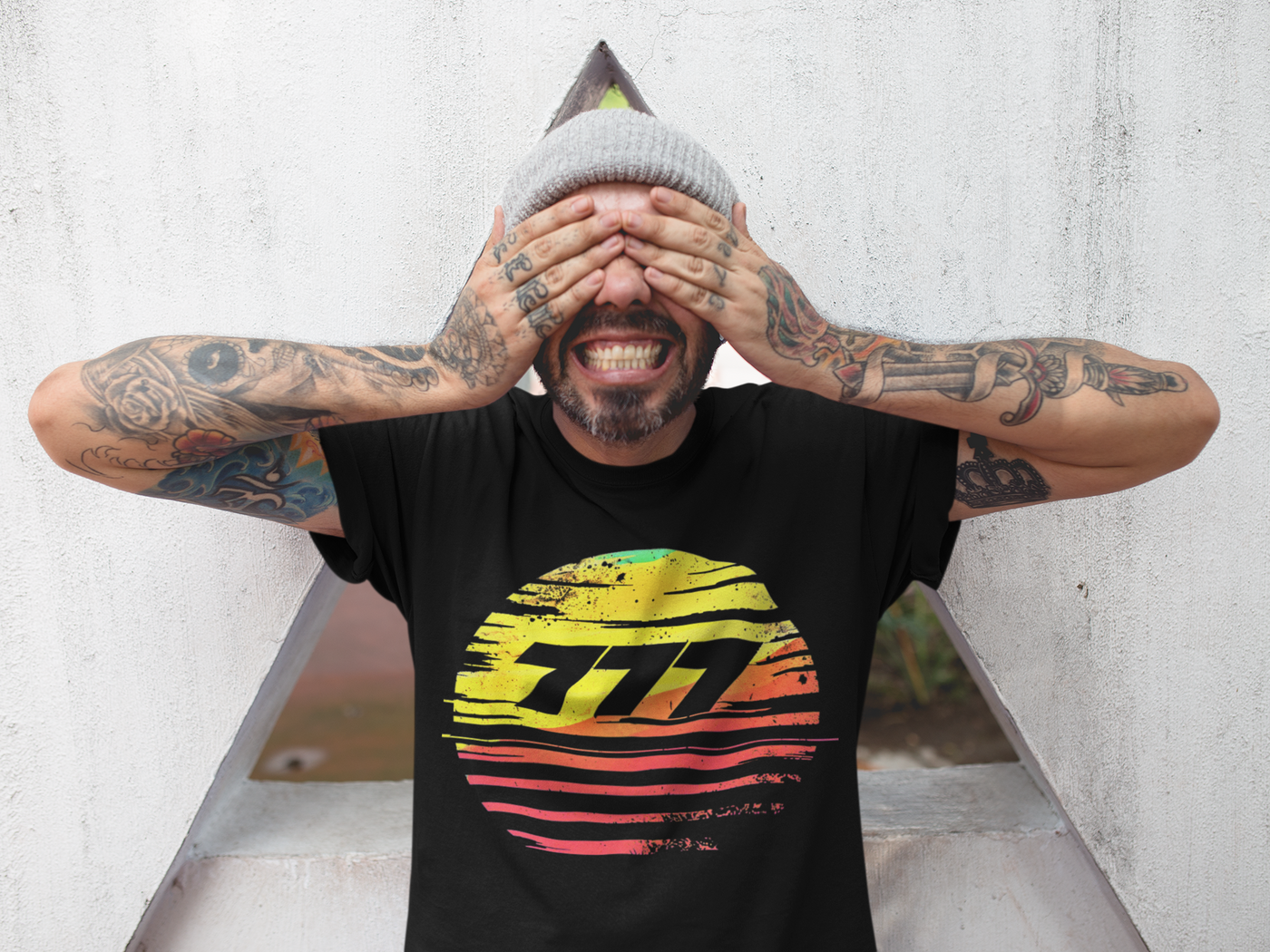 Triple 7 Number T-Shirt | Lucky and Iconic Graphic Tee for Good Fortune