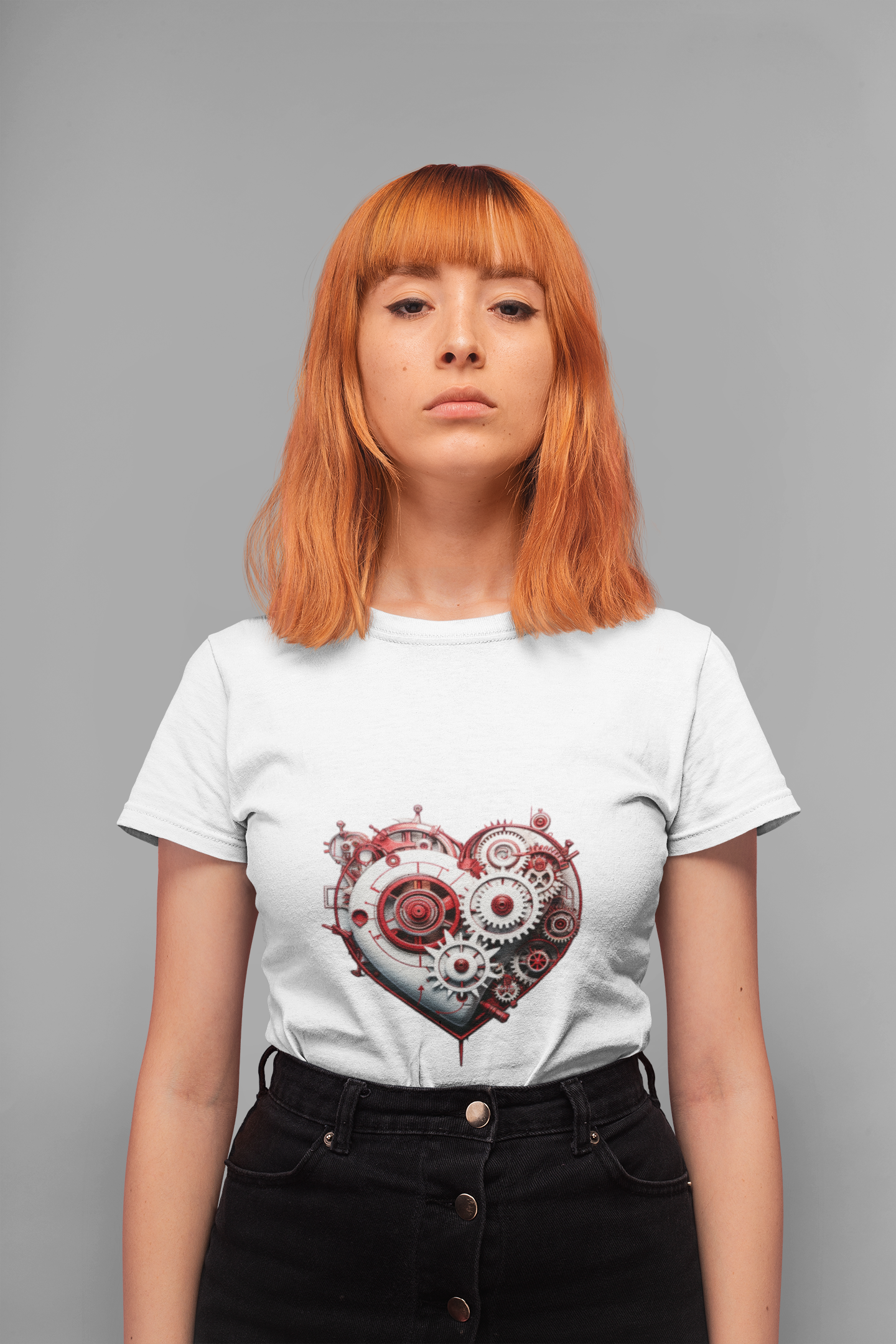 Hearts collection: Mechanical gears heart