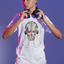 Graphical skeletons collection: Skull with Headphones Suprematism Design