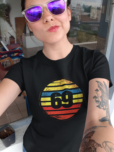 Beloved "69" Number T-shirt design