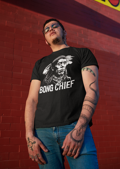 "Old Bong Chief" Adult T-Shirt Design