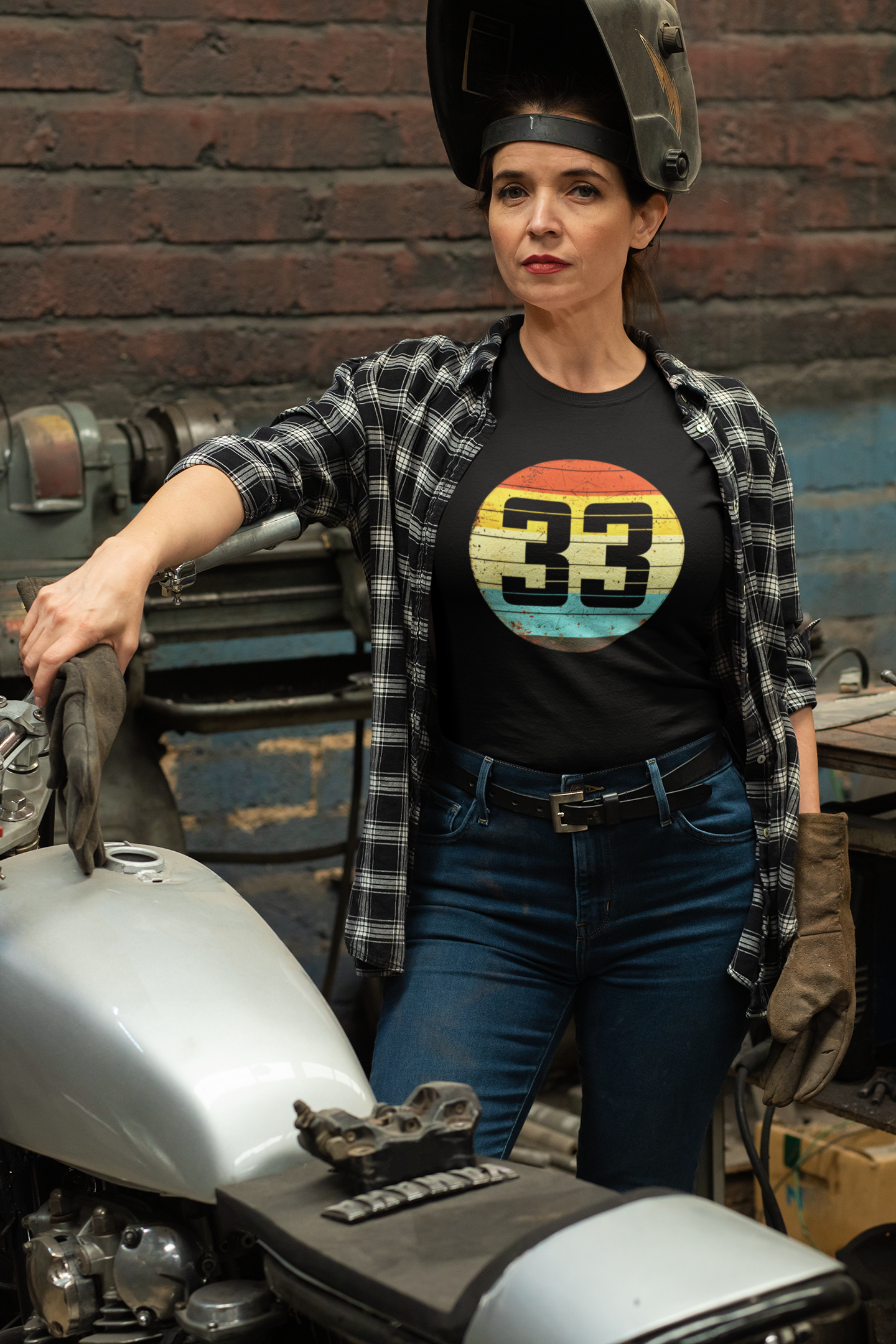 "33" Iconic Number T-shirt design