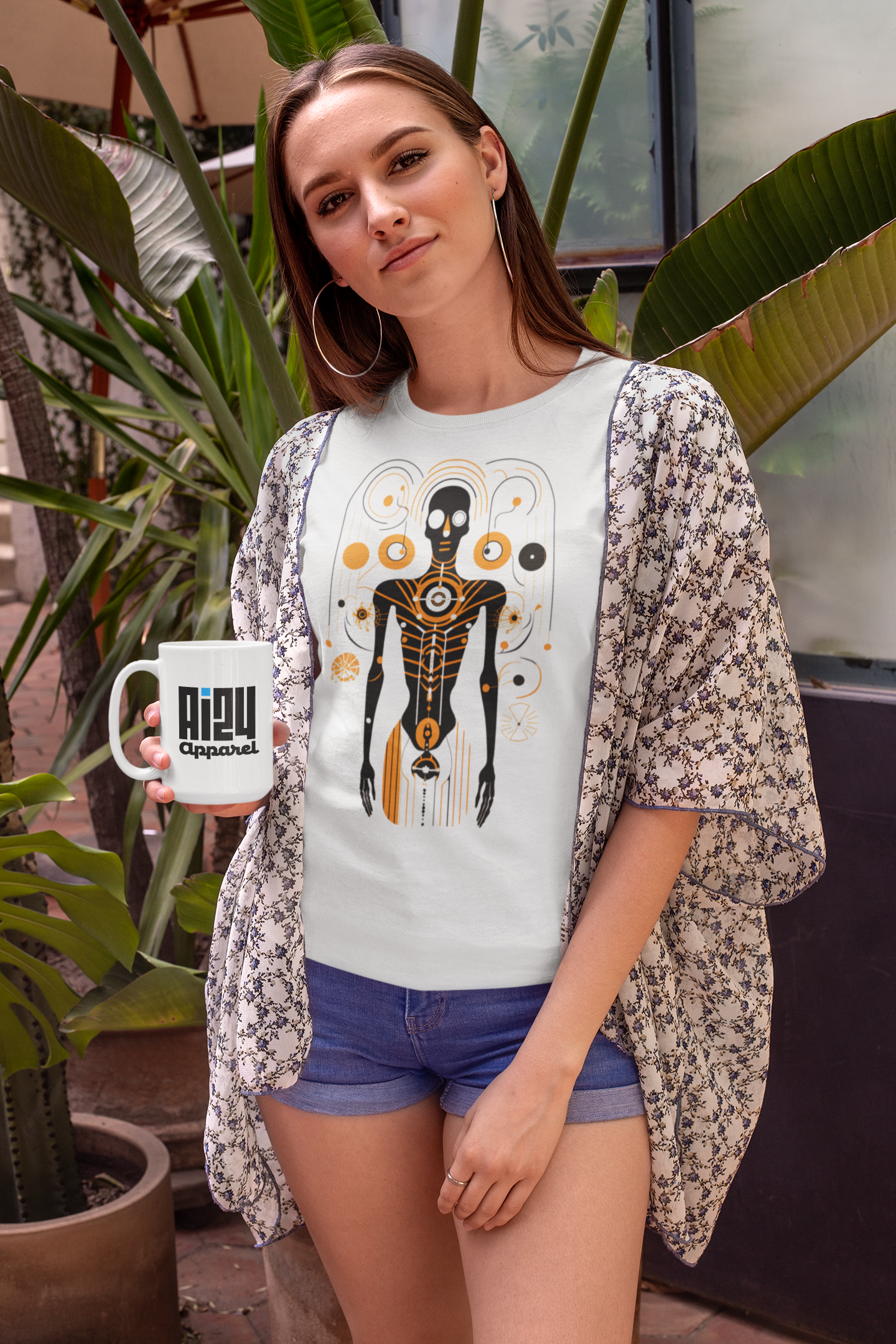 Graphical art collection: Suprematism African Pattern Skeleton