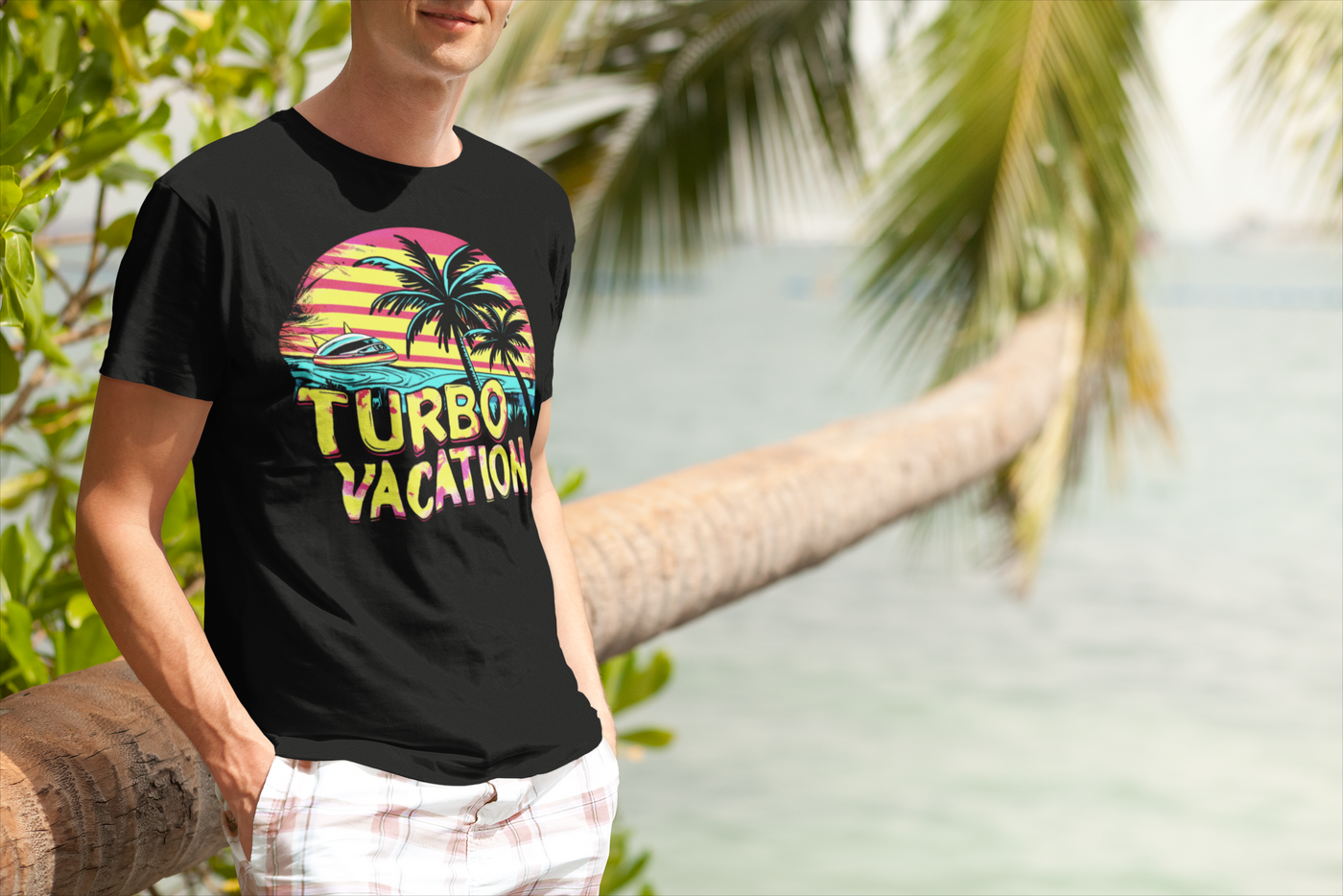 TURBO Vacation T-Shirt – Bold Retro Graphic Tee for Adventure Seekers