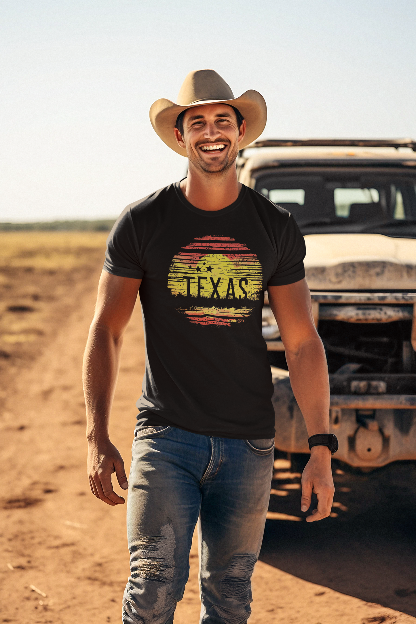 Texas Sunset T-shirt – Iconic Lone Star State Graphic Tee