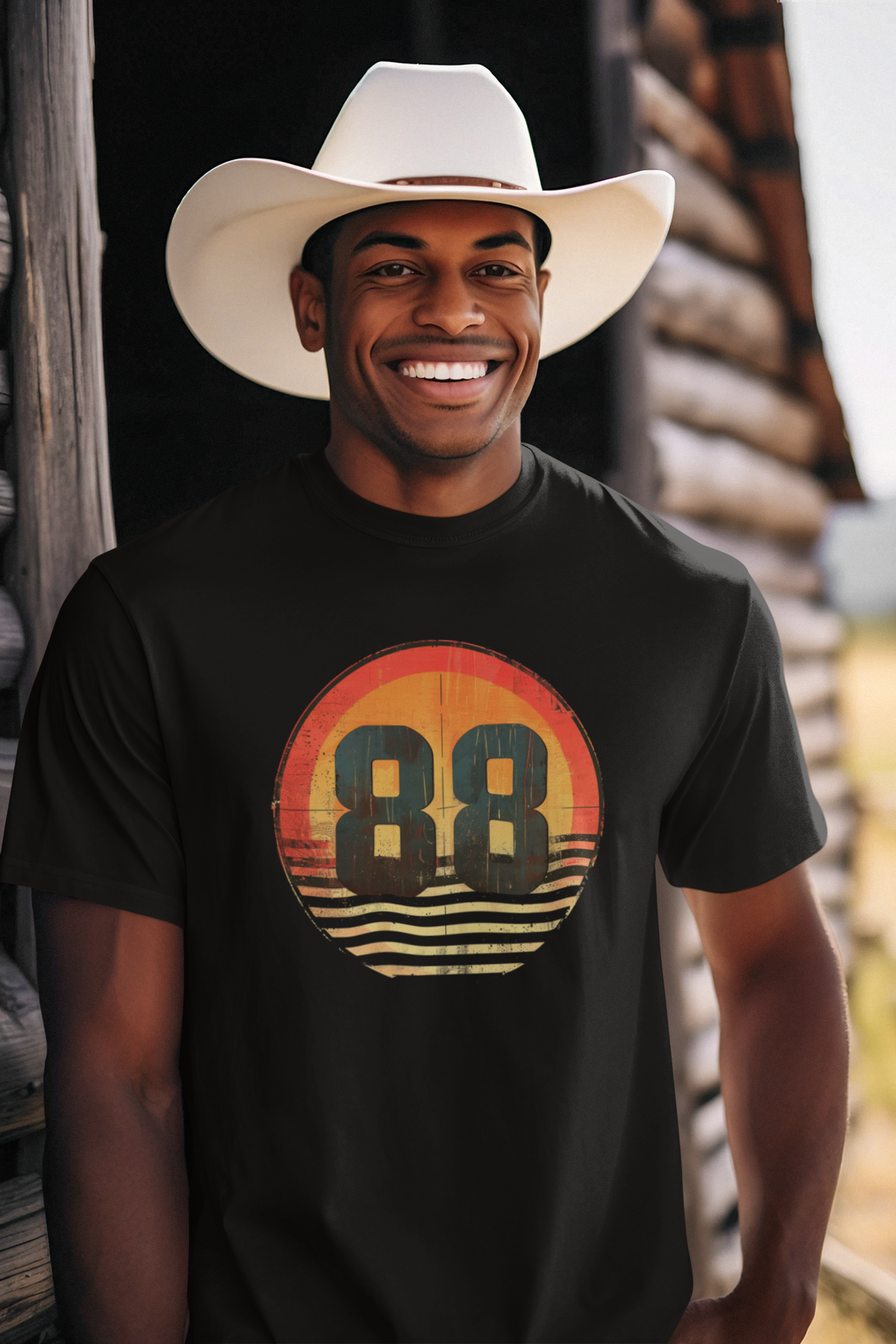 Dark "88" Number T-shirt design