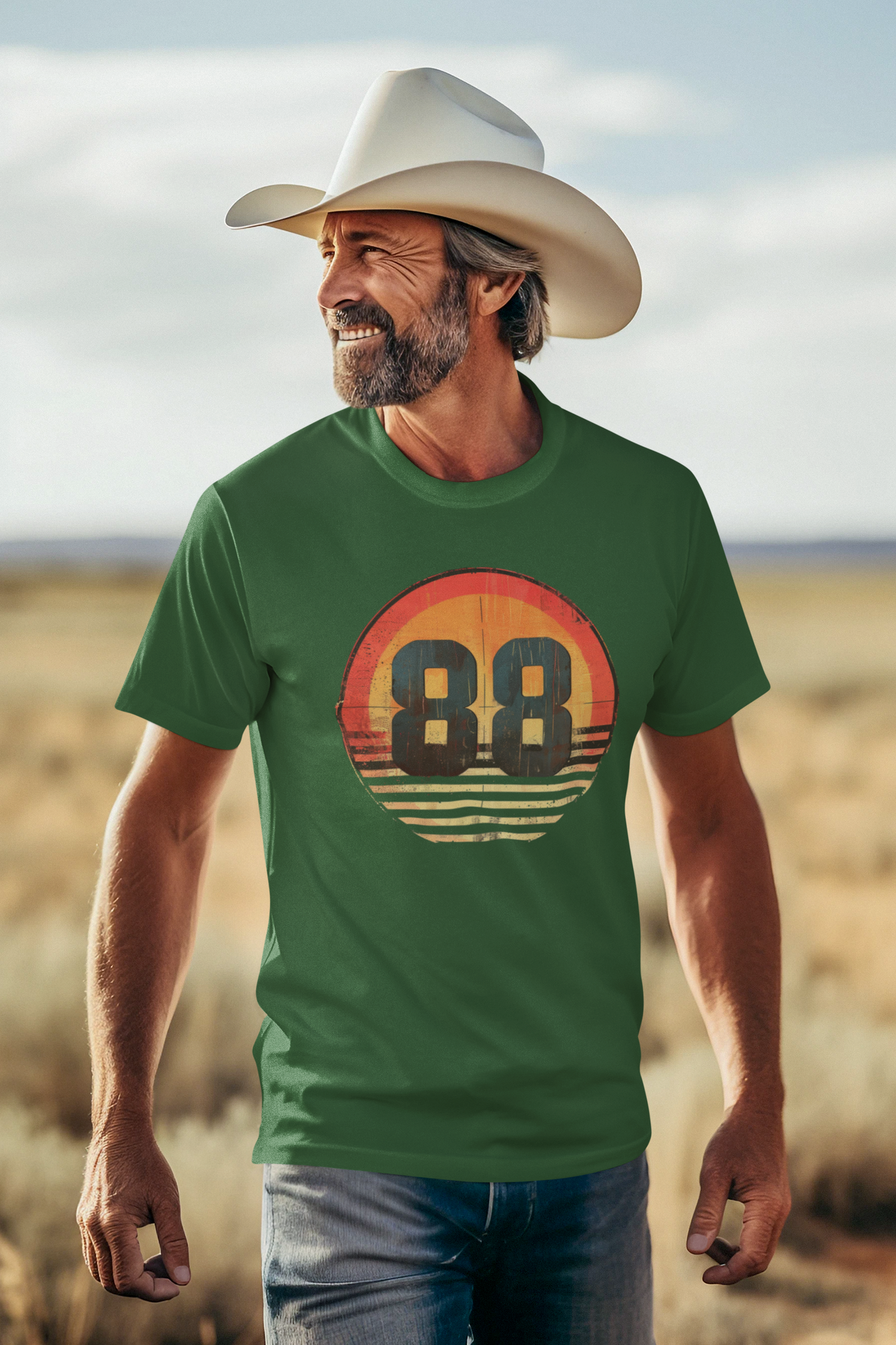 Dark "88" Number T-shirt design