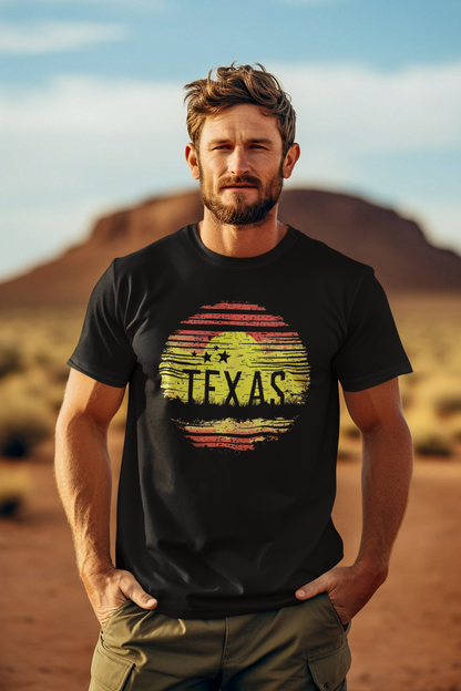 Texas Sunset T-shirt – Iconic Lone Star State Graphic Tee